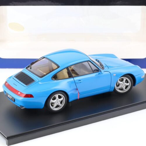 1:18 AUTOart Porsche 911 (993) Carrera Coupe 1995 Riviera blue
