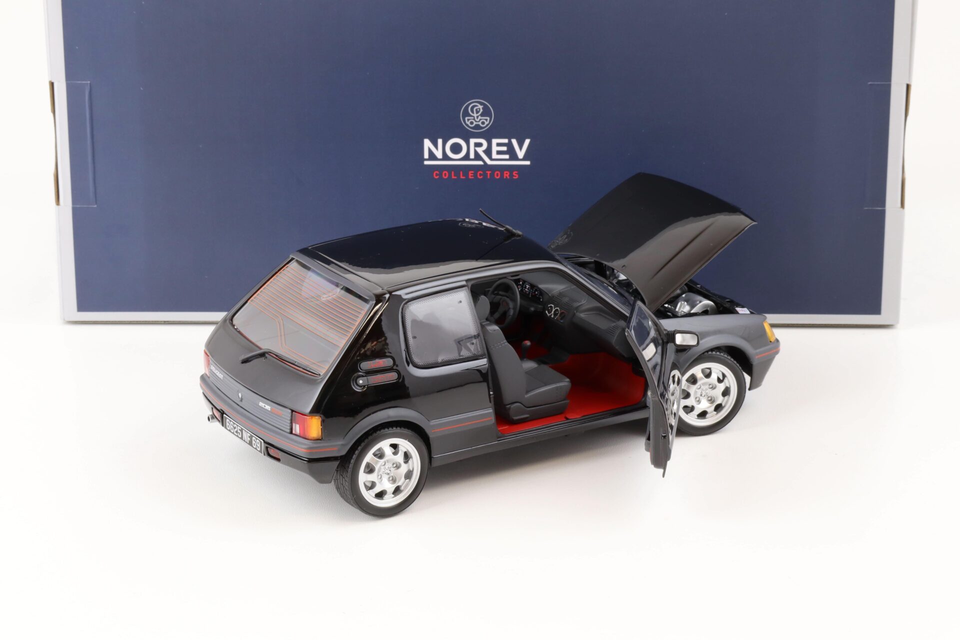 1:18 Norev Peugeot 205 GTi 1.9 black 1988