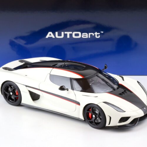 1:18 AUTOart Koenigsegg Regera 2016 crystal white/ Carbon/ red accents