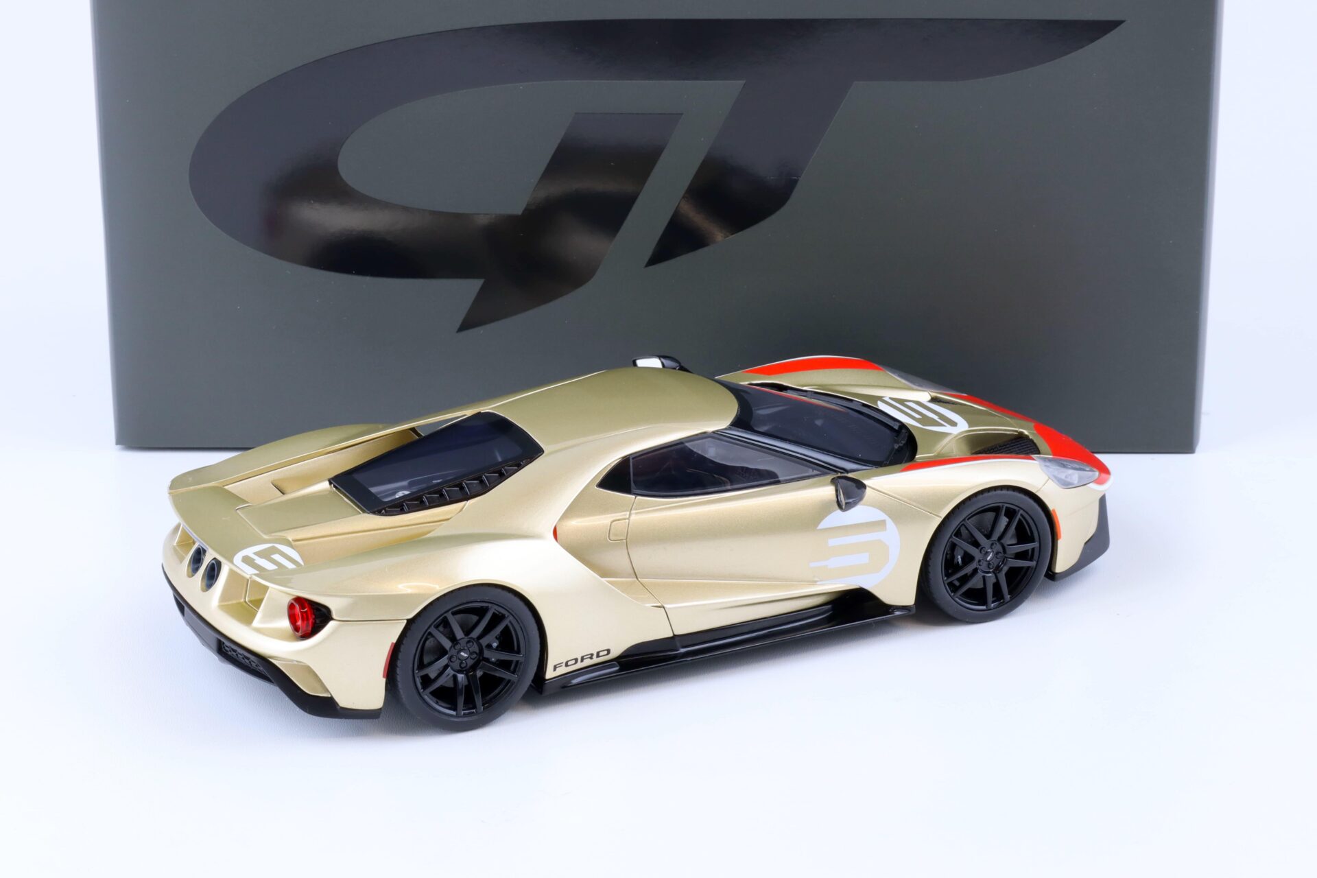 1:18 GT Spirit GT882 Ford GT Heritage Edition 2022 Hoolman Moody gold metallic/ red