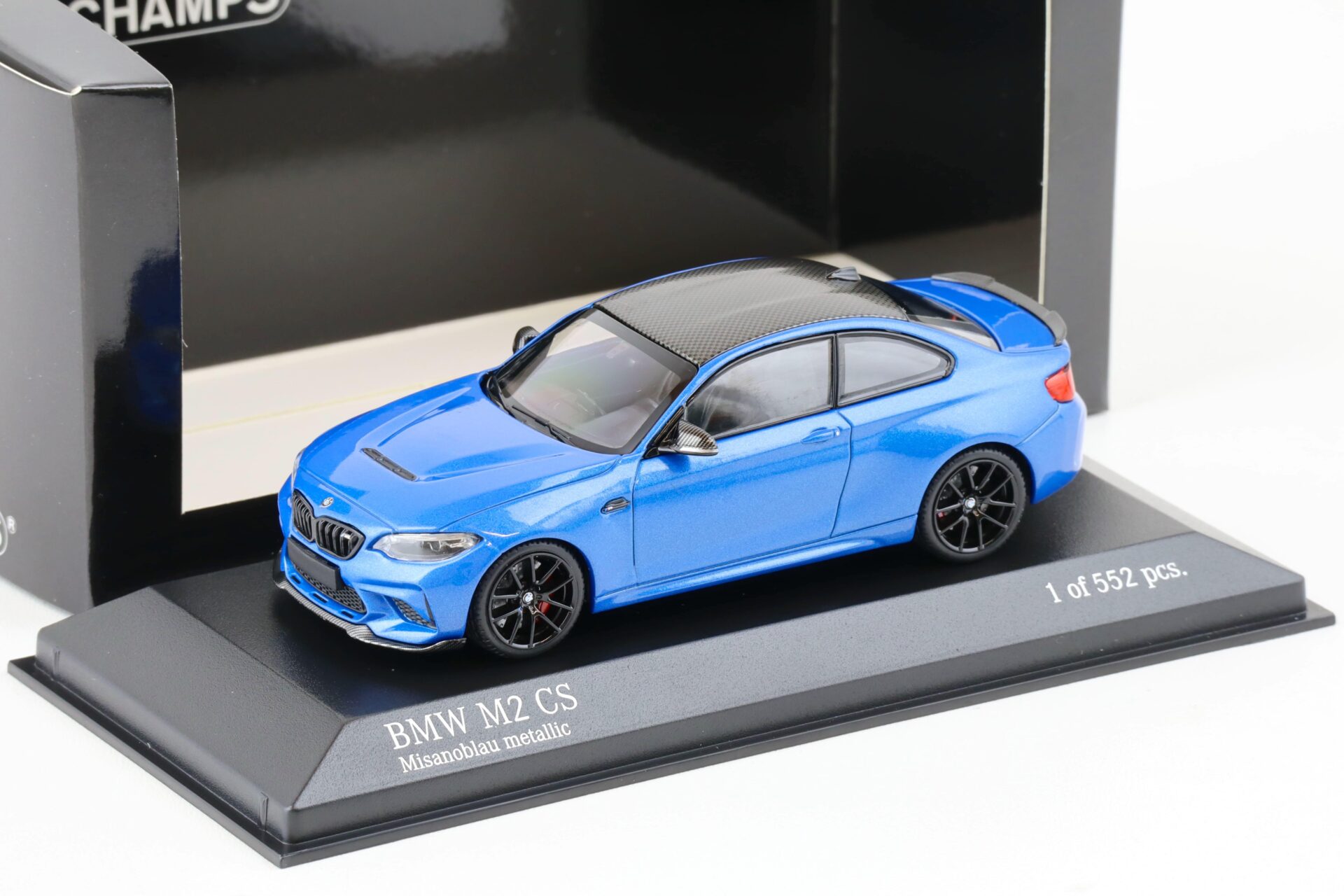 1:43 Minichamps BMW M2 CS Coupe Misano blue/ black wheels 2020