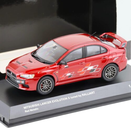 1:43 Kyosho Mitsubishi Lancer Evolution X RALLIART red metallic