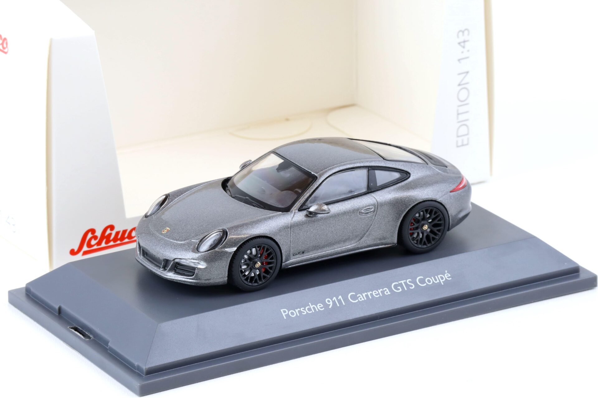 1:43 Schuco Porsche 911 (991) Carrera GTS Coupe grey metallic