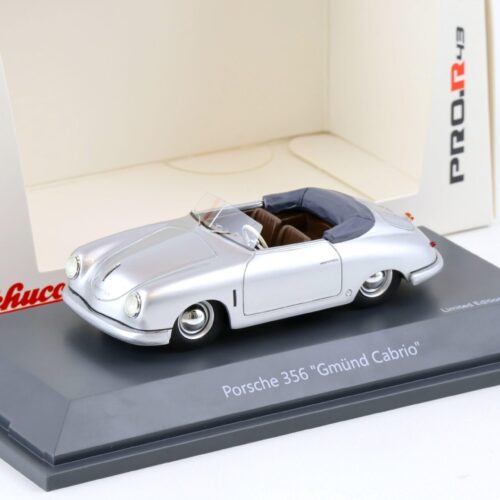 1:43 Schuco PRO.R43 Porsche 356 Gmünd Cabrio silver 450913100