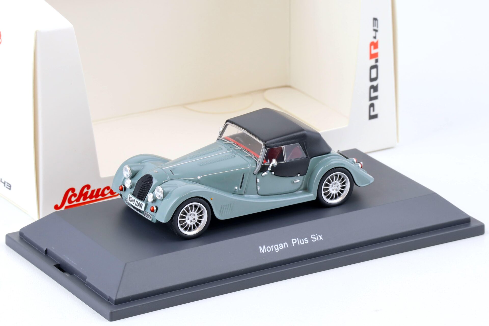 1:43 Schuco PRO.R43 Spark Morgan Plus Six closed Top grey