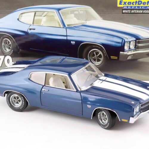 1:18 Exact Detail 1970 Chevrolet Chevelle SS 454 LS5 Coupe blue metallic/ white