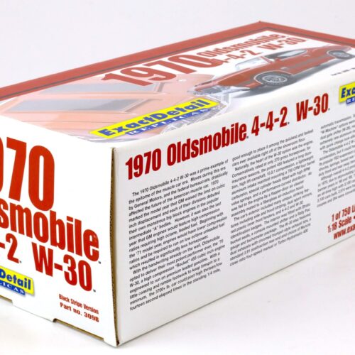 1:18 Exact Detail 1970 Oldsmobile 442 W-30 Coupe red/ white