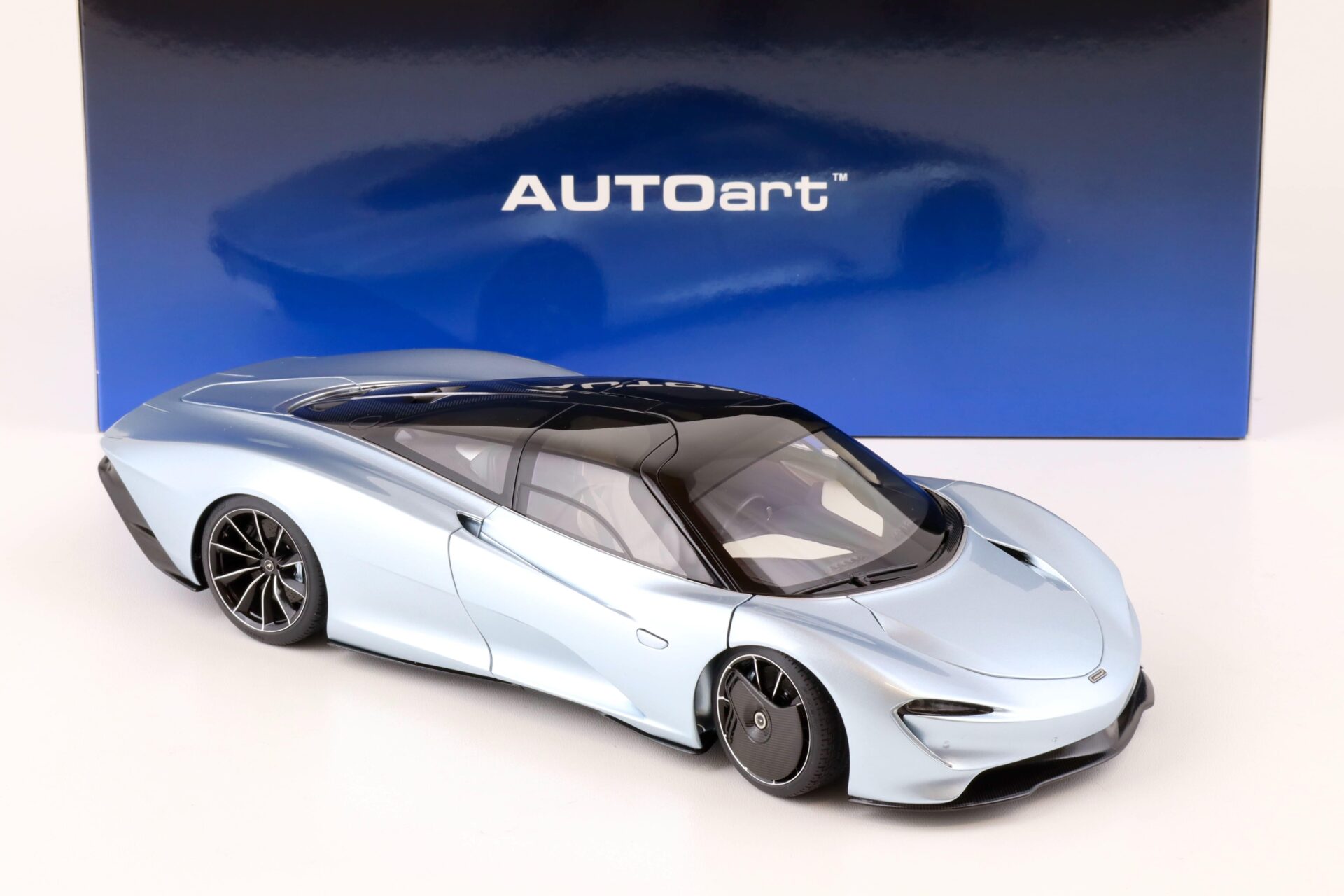 1:18 AUTOart McLaren Speedtail 2020 Frozen blue metallic 76086