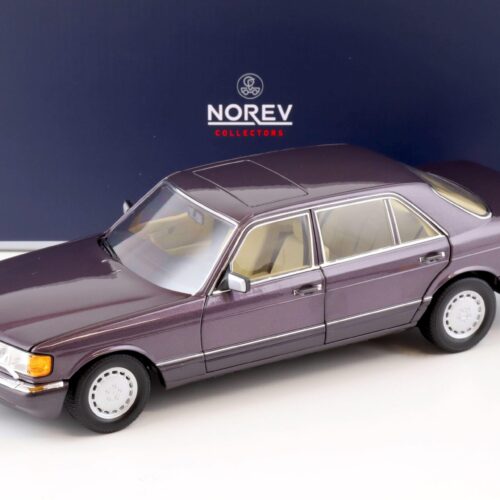 1:18 Norev Mercedes 560 SEL W126 Limousine 1991 purple metallic/ bornit
