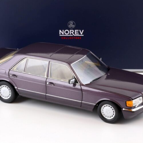 1:18 Norev Mercedes 560 SEL W126 Limousine 1991 purple metallic/ bornit
