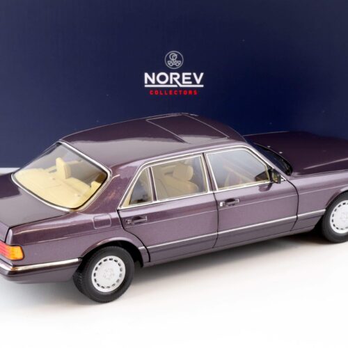 1:18 Norev Mercedes 560 SEL W126 Limousine 1991 purple metallic/ bornit
