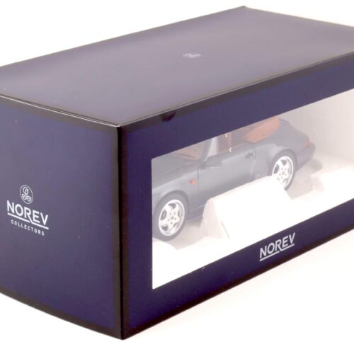 1:18 Norev Porsche 911 (964) Carrera 2 Cabriolet 1990 grey metallic/ brown