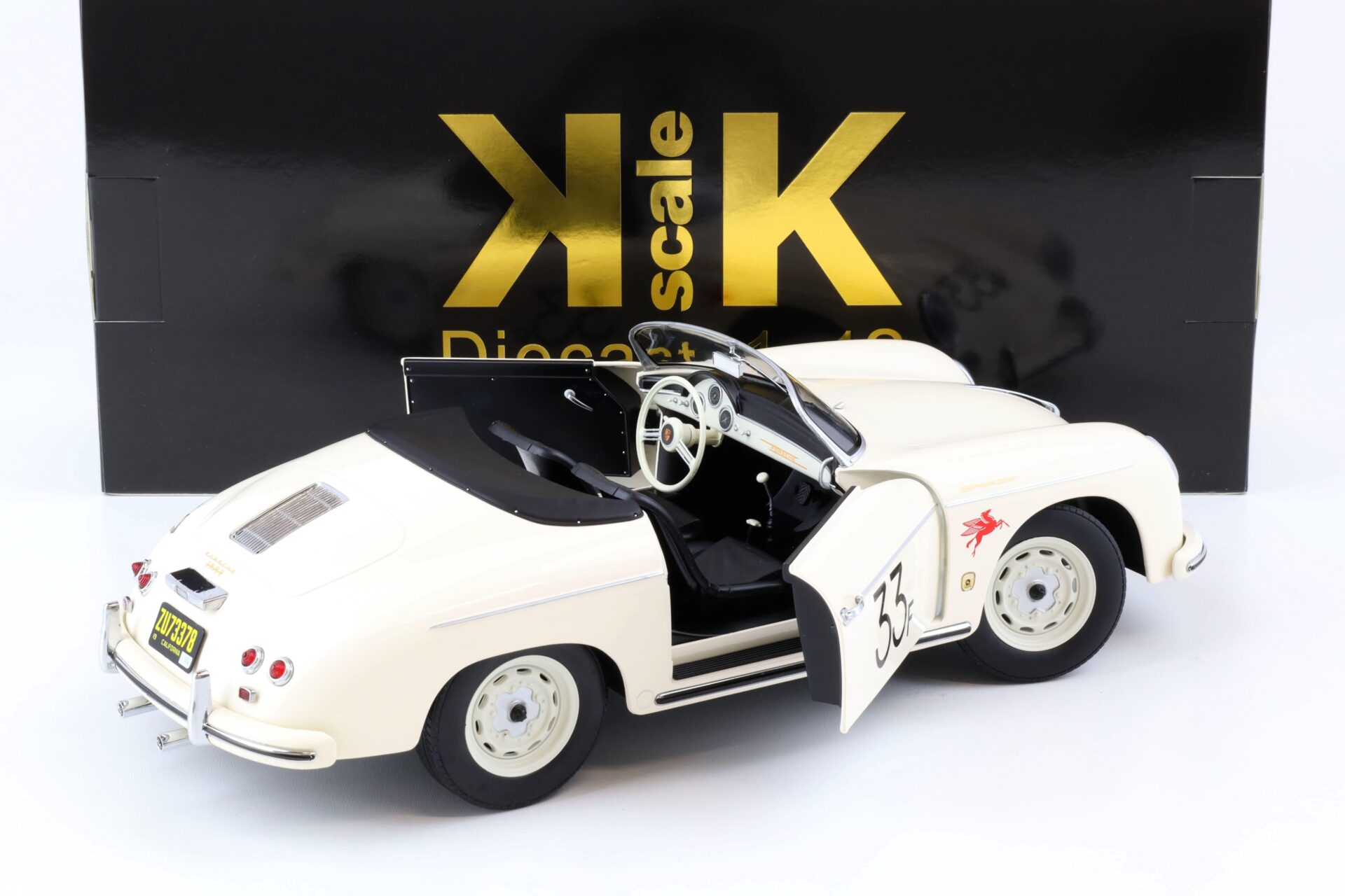 1:12 KK-Scale Porsche 356A Speedster 1955 James Dean #33F white
