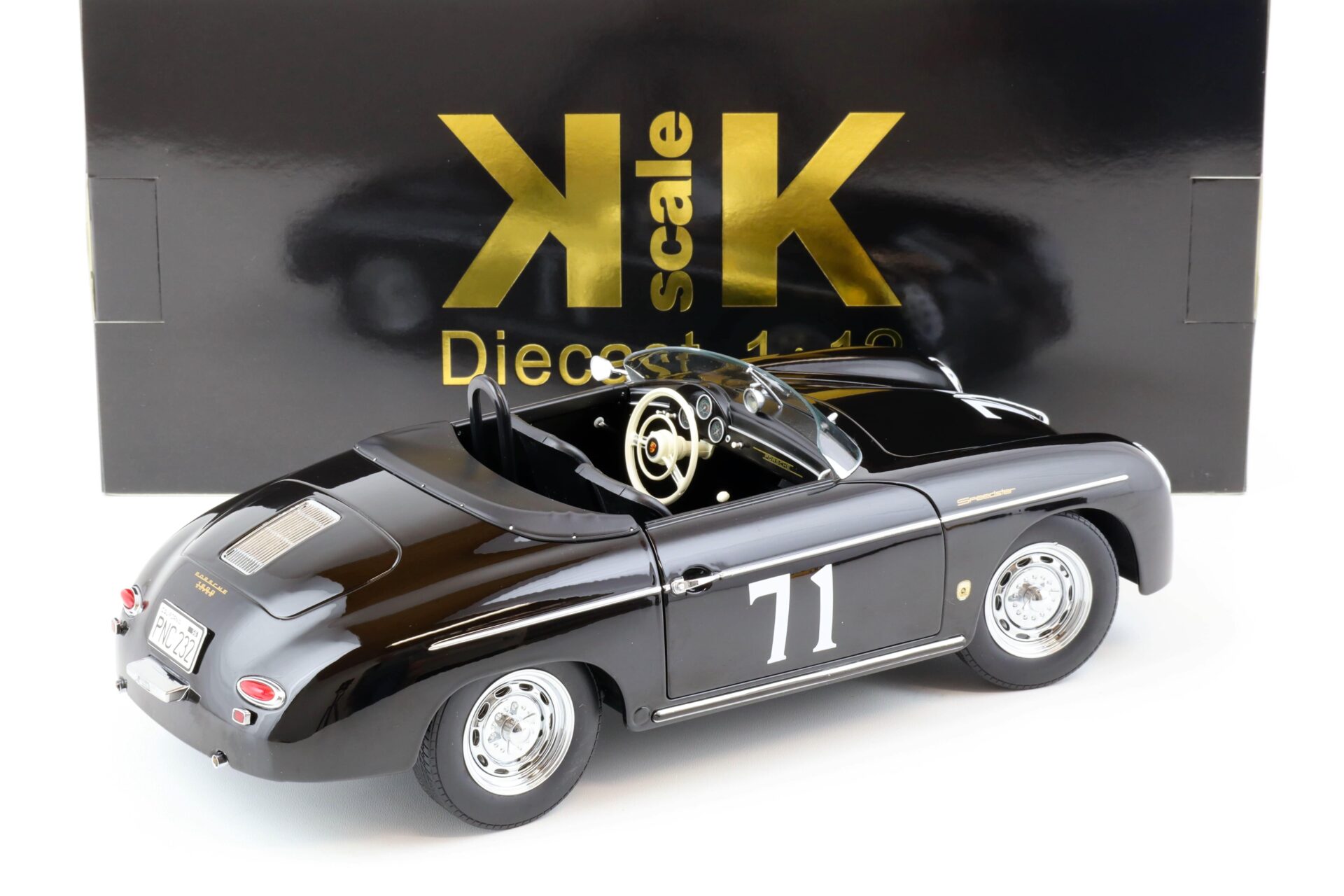 1:12 KK-Scale Porsche 356A Speedster 1955 Steve McQueen black #71