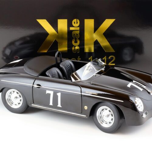 1:12 KK-Scale SET Porsche 356A Speedster 1955 black #71+ Steve McQueen Figur
