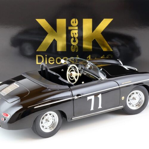 1:12 KK-Scale SET Porsche 356A Speedster 1955 black #71+ Steve McQueen Figur
