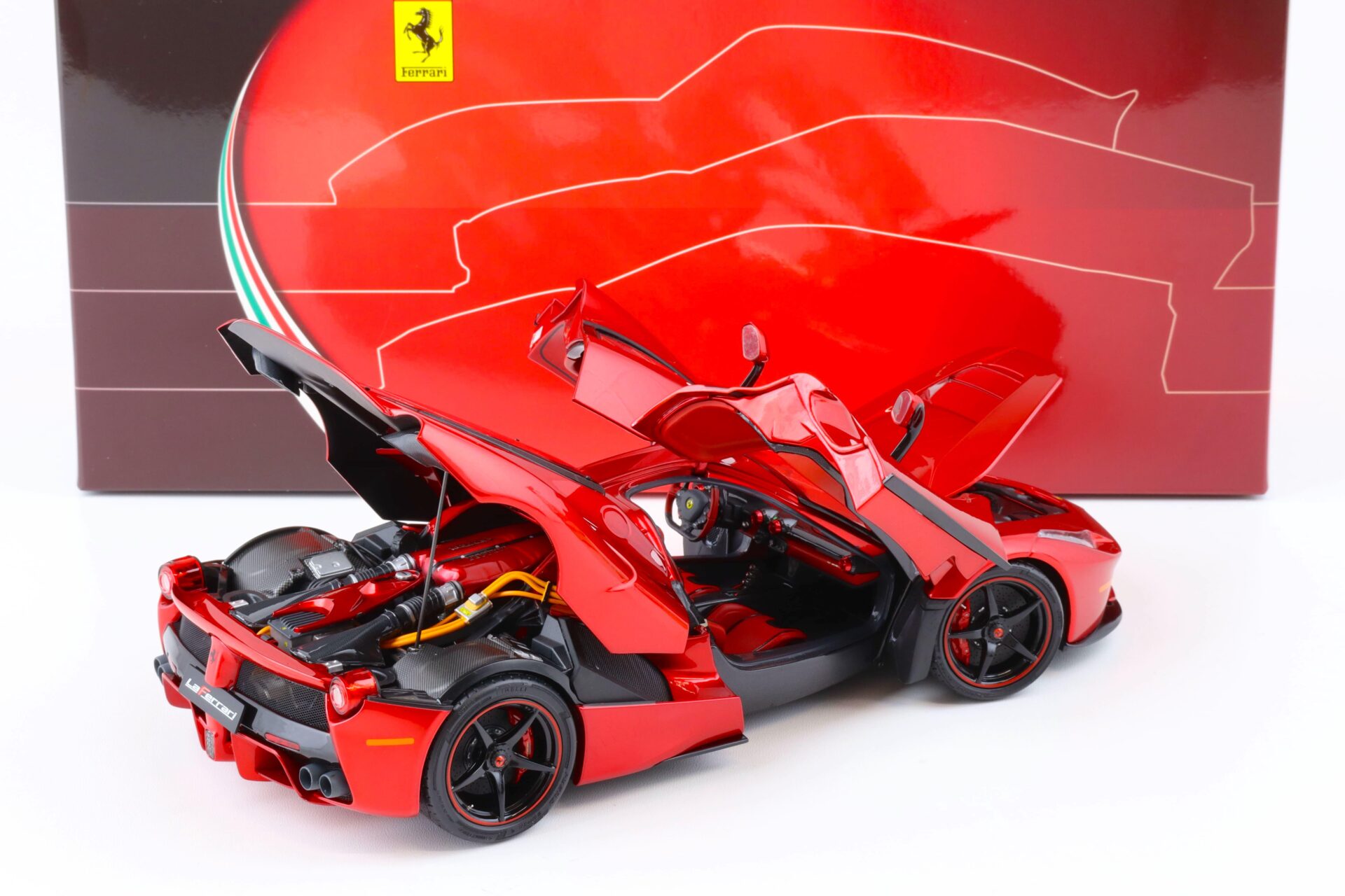 1:18 BBR Ferrari LaFerrari One off Special Lewis Hamilton metallic red fire Diecast