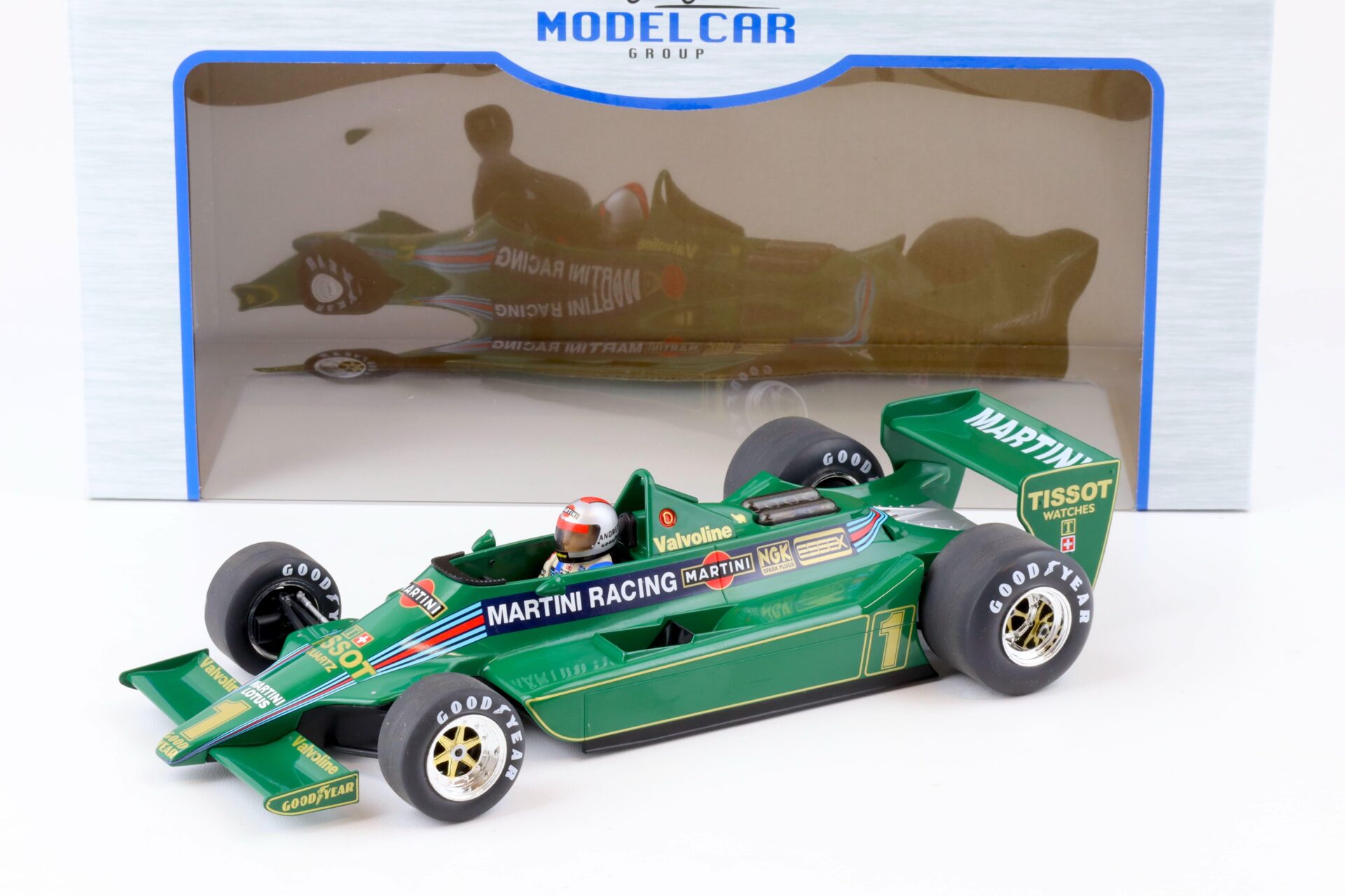 1:18 MCG Lotus Ford 79 John Player Team Martini F1 GP Argentina 1979 Andretti #1
