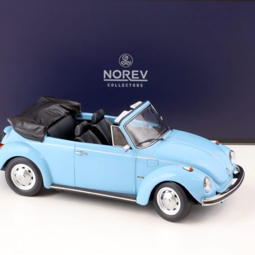 1:18 Norev VW Käfer 1303 Cabriolet 1973 light blue - Limited 200 pcs.