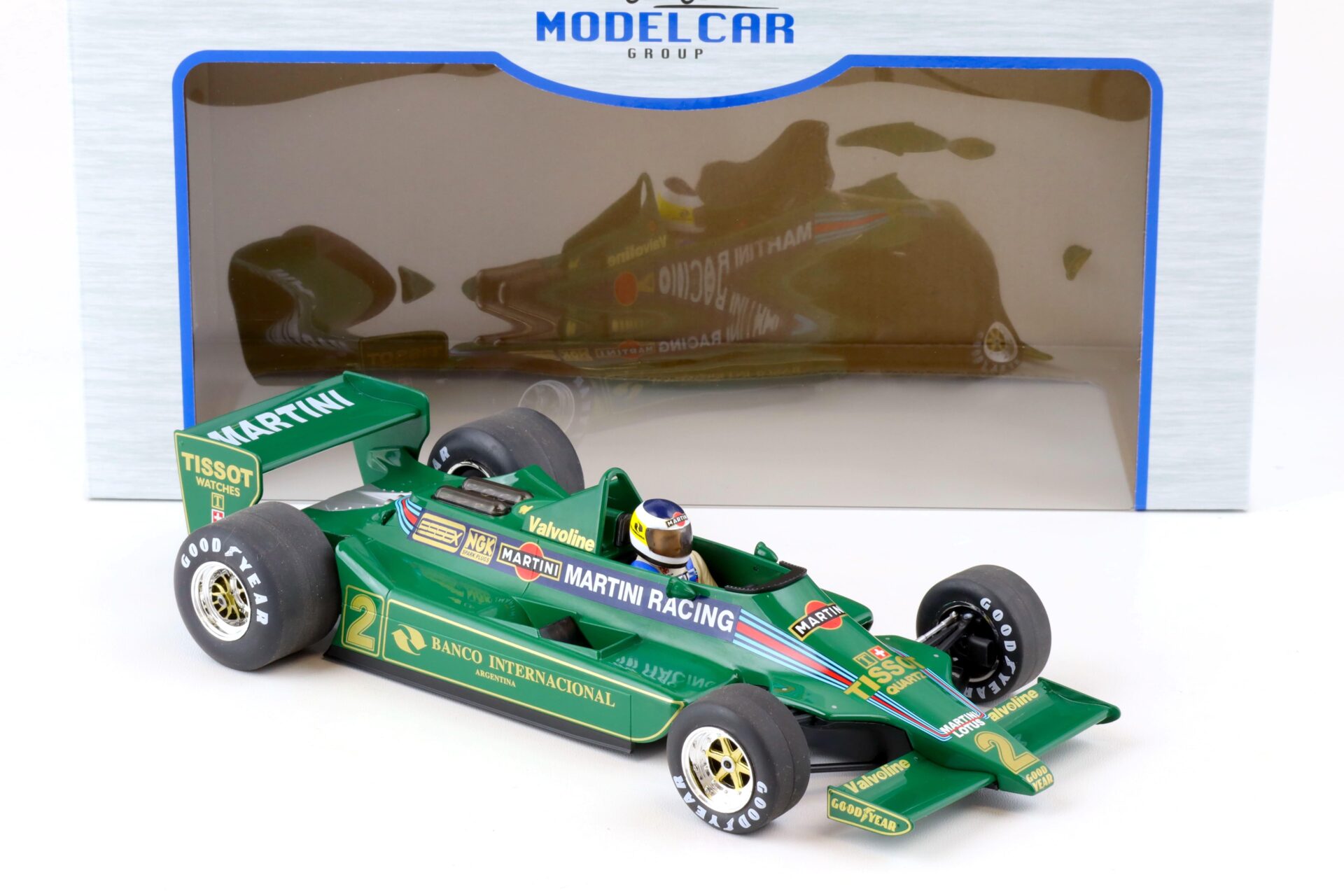 1:18 MCG Lotus Ford 79 John Player Team Martini F1 GP Argentina 1979 Reutemann #2