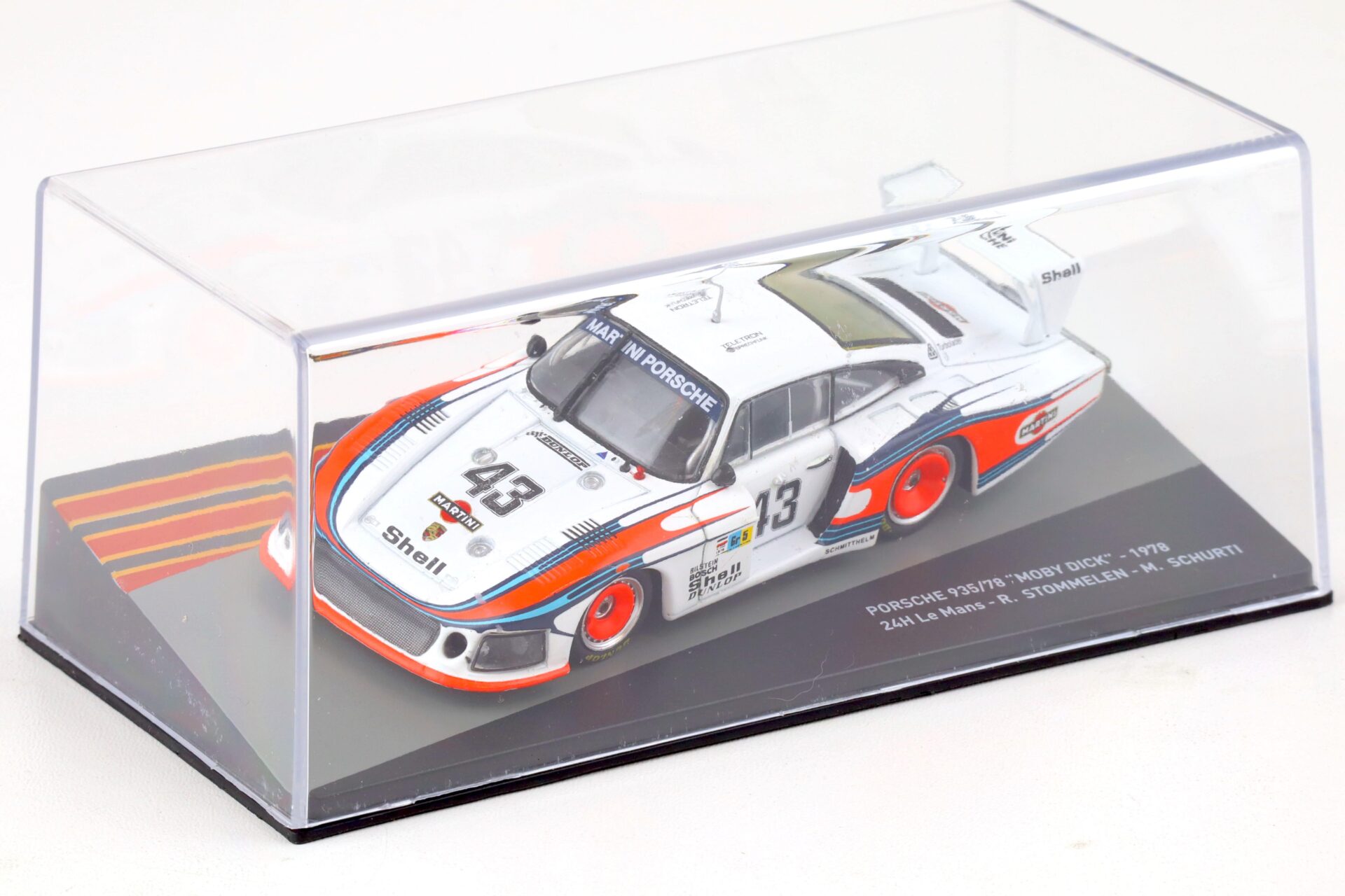 1:43 Altaya Porsche 935/78 Moby Dick 24h Le Mans 1978 MARTINI #43 Stommelen/Schurti