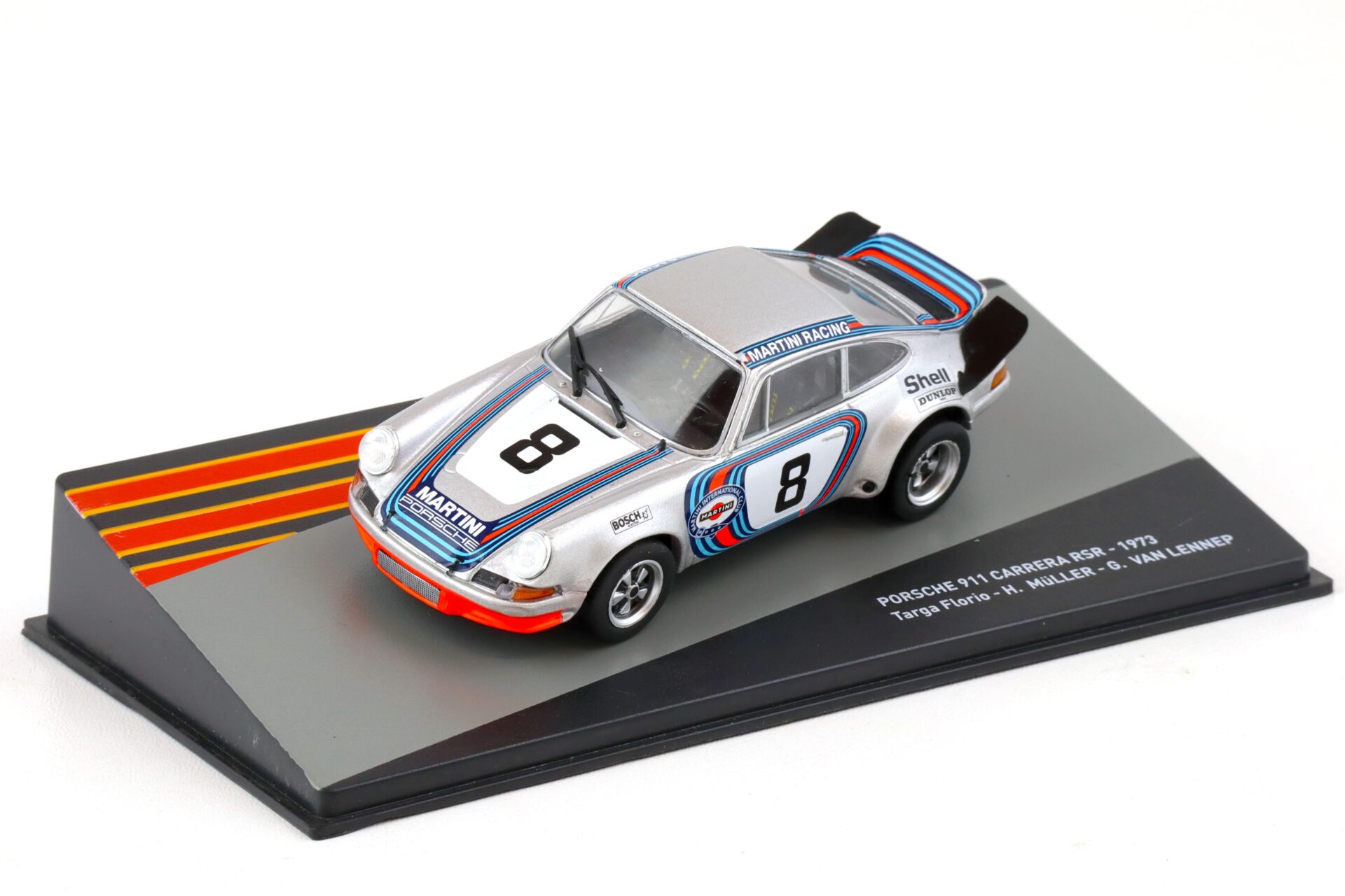 1:43 Altaya Porsche 911 Carrera RSR Targa Florio 1973 MARTINI #8 Müller/ Van Lennep