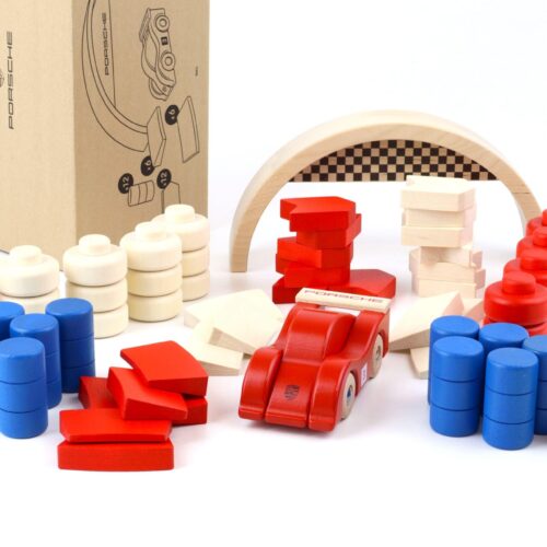 Original Porsche Drivers Selection Race Track Expansion Set Holzspielzeug Rennbahn