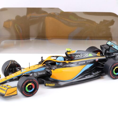 1:18 Solido McLaren MCL36 Norris Emilia Romagna GP 2022 orange / black / blue