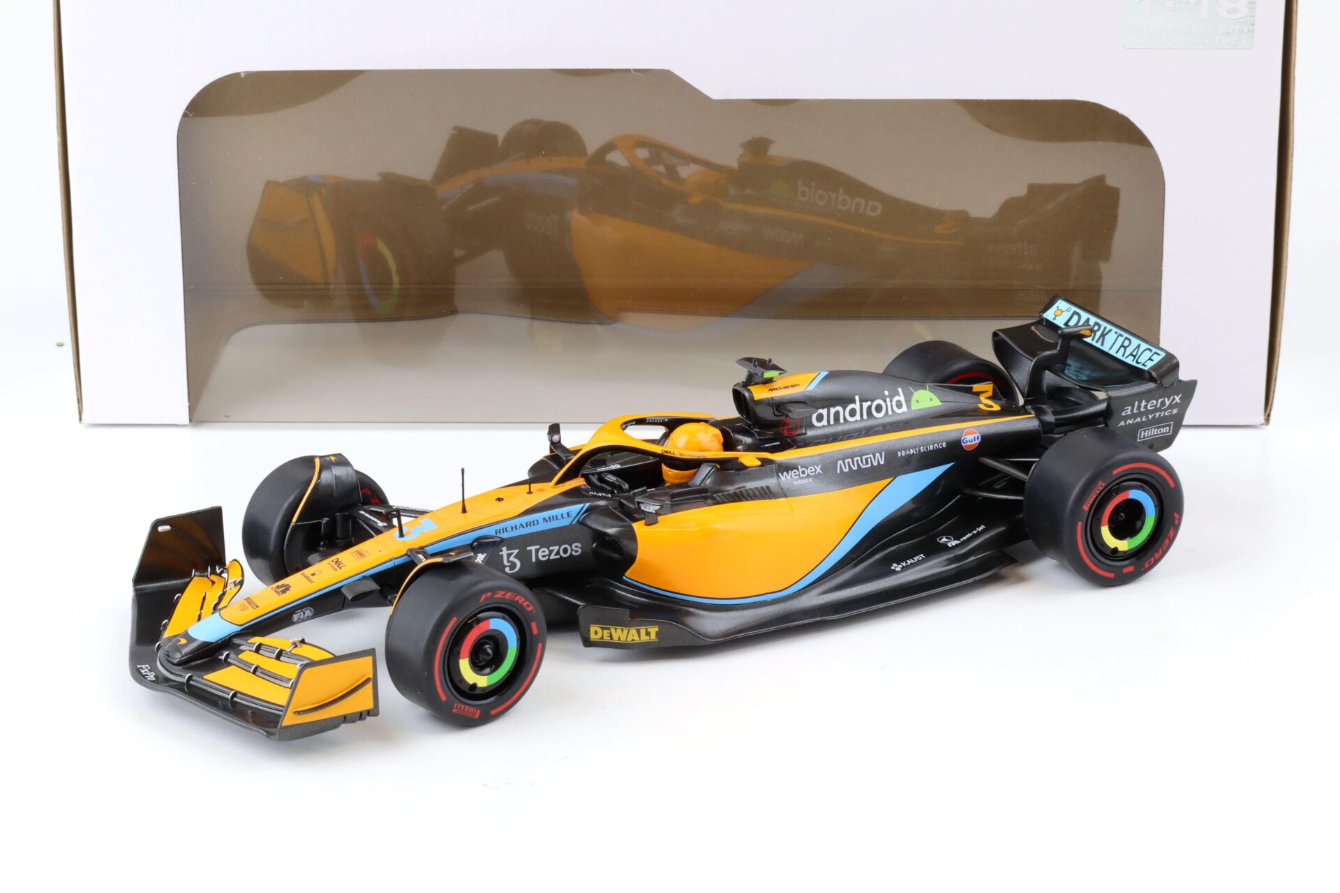 1:18 Solido McLaren MCL36 Ricciardo Australia GP 2022 orange / black / blue