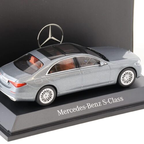 1:43 Herpa Mercedes S Class V223 selenite gray DEALER VERSION - Image 2