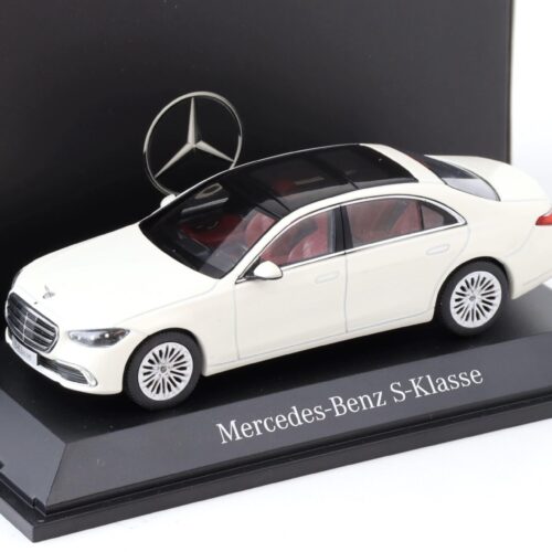 1:43 Herpa Mercedes S Class V223 designo diamond white bright DEALER VERSION