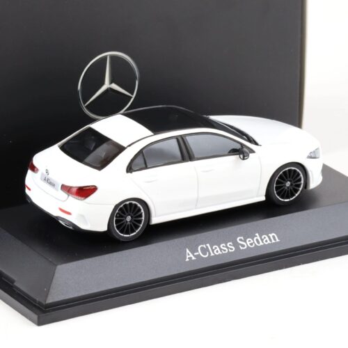 1:43 Herpa Mercedes A Class W177 polar white DEALER VERSION