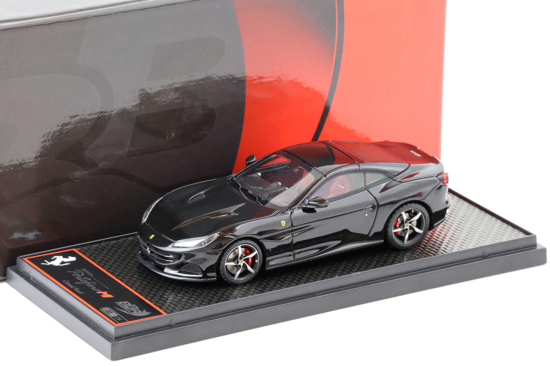 1:43 BBR Ferrari Portofino M Spider tetto chiuso New Black Daytona - Limited 24 pcs.
