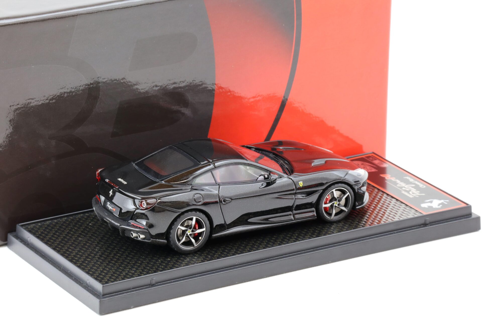 1:43 BBR Ferrari Portofino M Spider tetto chiuso New Black Daytona - Limited 24 pcs.