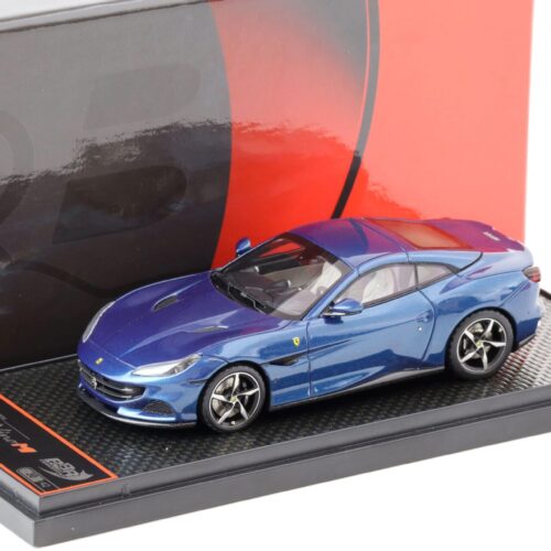1:43 BBR Ferrari Portofino M Spider tetto chiuso Blu Abu Dhabi - Limited 42 pcs.