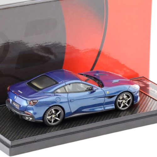 1:43 BBR Ferrari Portofino M Spider tetto chiuso Blu Abu Dhabi - Limited 42 pcs.