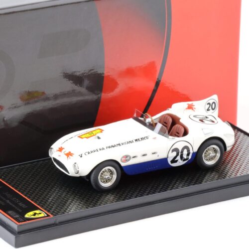 1:43 BBR Ferrari 340/375 MM V Carrera Panamericana 1954 Hill Ginther #20 - Limited 500 pcs.