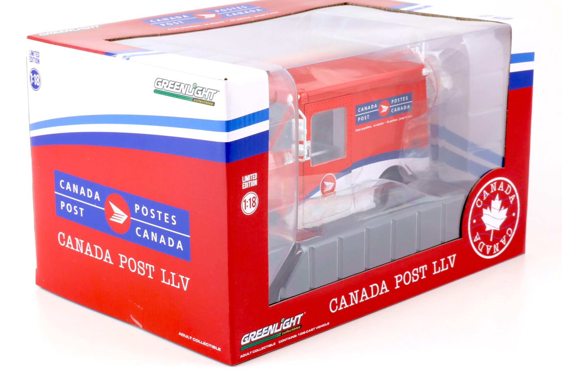 1:18 Greenlight Canada Post LLV Postes Service Long-Life Delivery Van red
