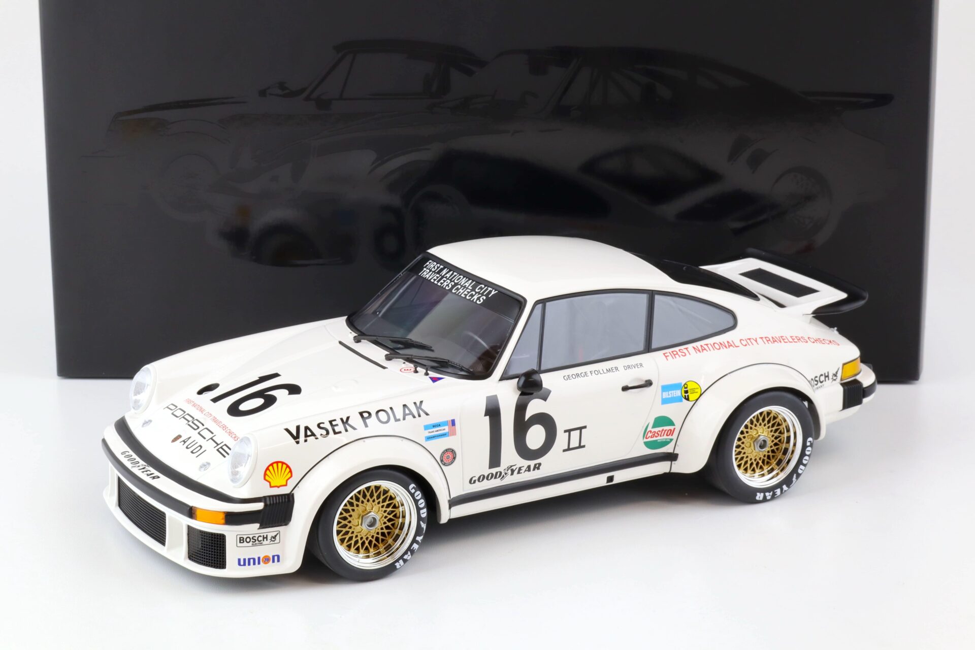 ID 77470 orig.jpg 1:12 Minichamps Porsche 934 George Follmer #16 Polak Racing Trans-Am Champion