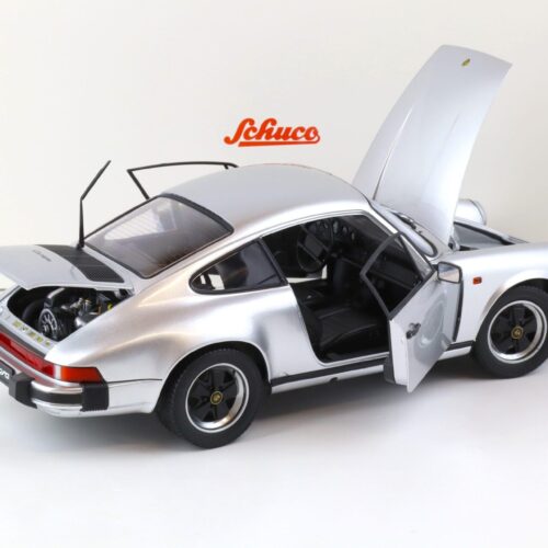1:12 Schuco Porsche 911 Carrera 3.2 Coupe silver metallic