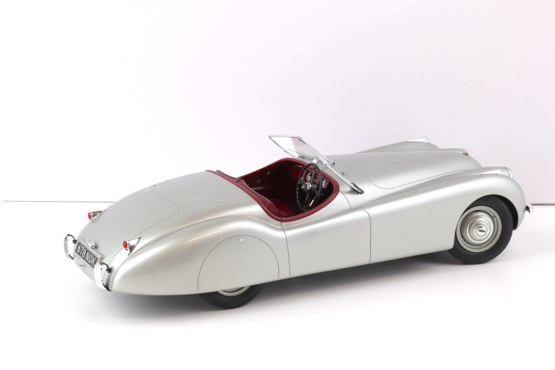 1:12 12ART Fine Model Cars Jaguar XK120 OTS Cabriolet RHD silver 1953