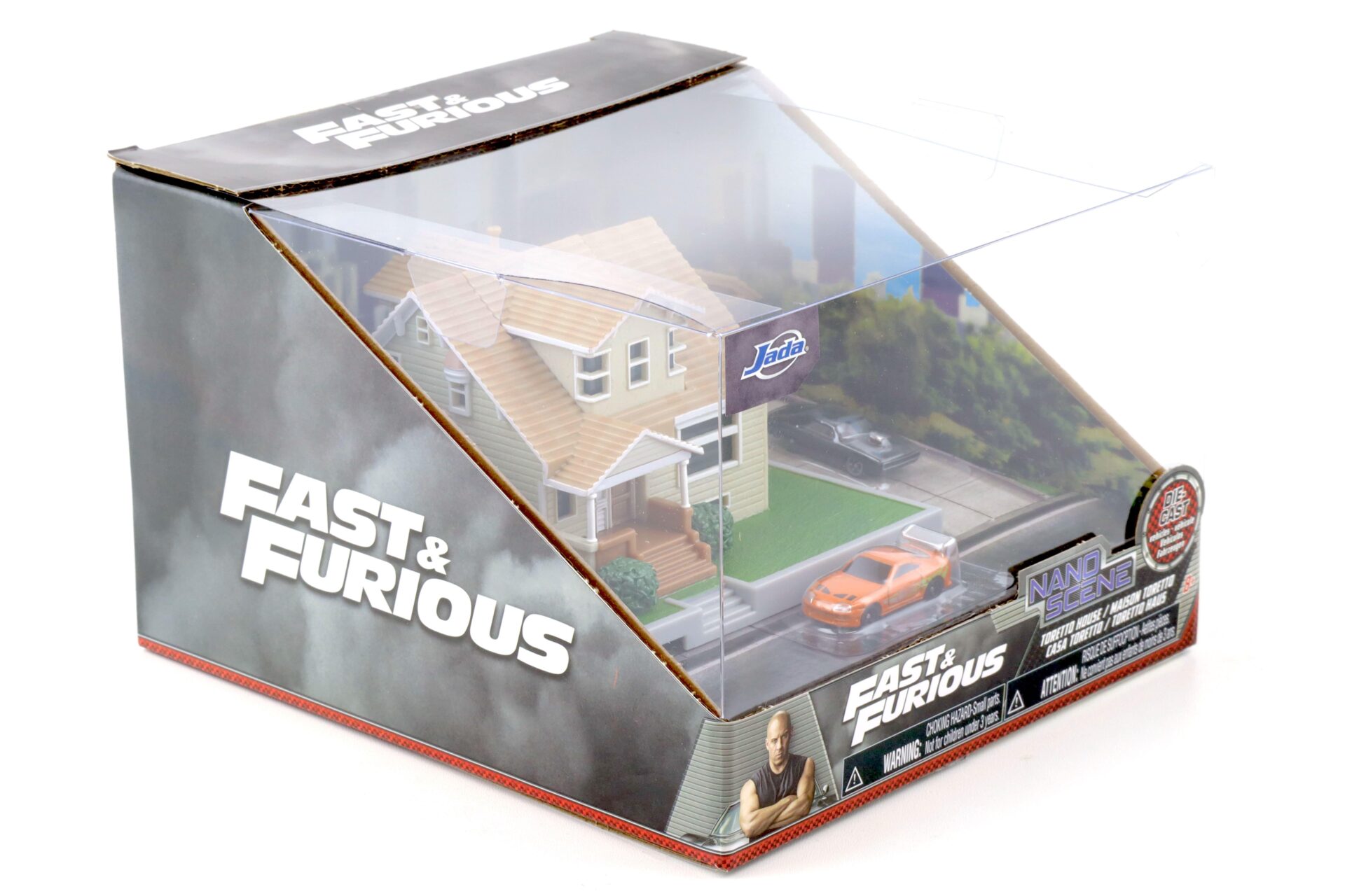 Jada Toys Nano Scene Fast & Furious Dom´s House Diorama with Supra & Charger