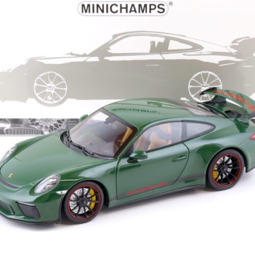 1:18 Minichamps Porsche 911 (991) GT3 Coupe 2018 dark green