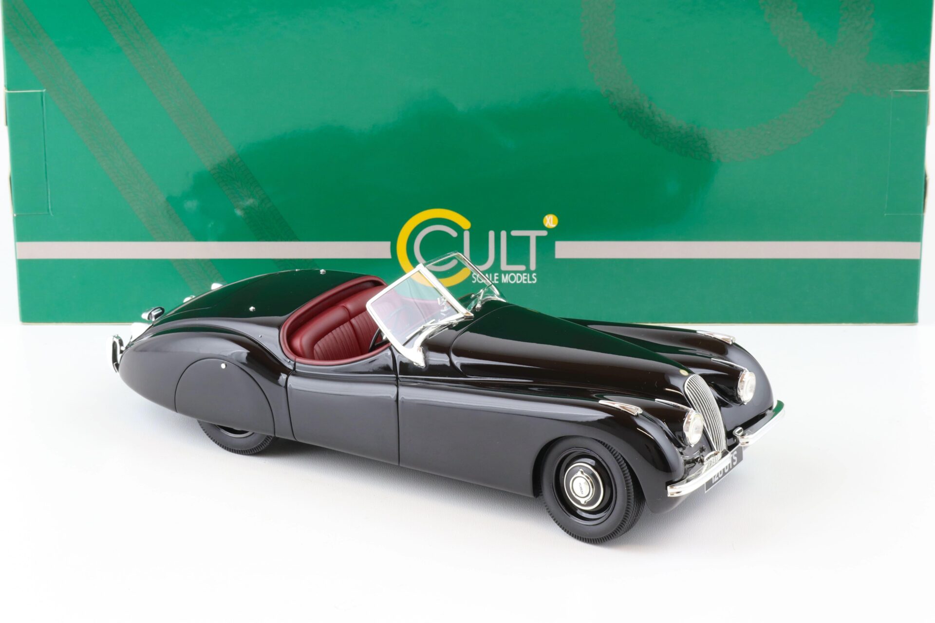 1:18 Cult Scale Jaguar XK120 OTS Roadster black CML008-1