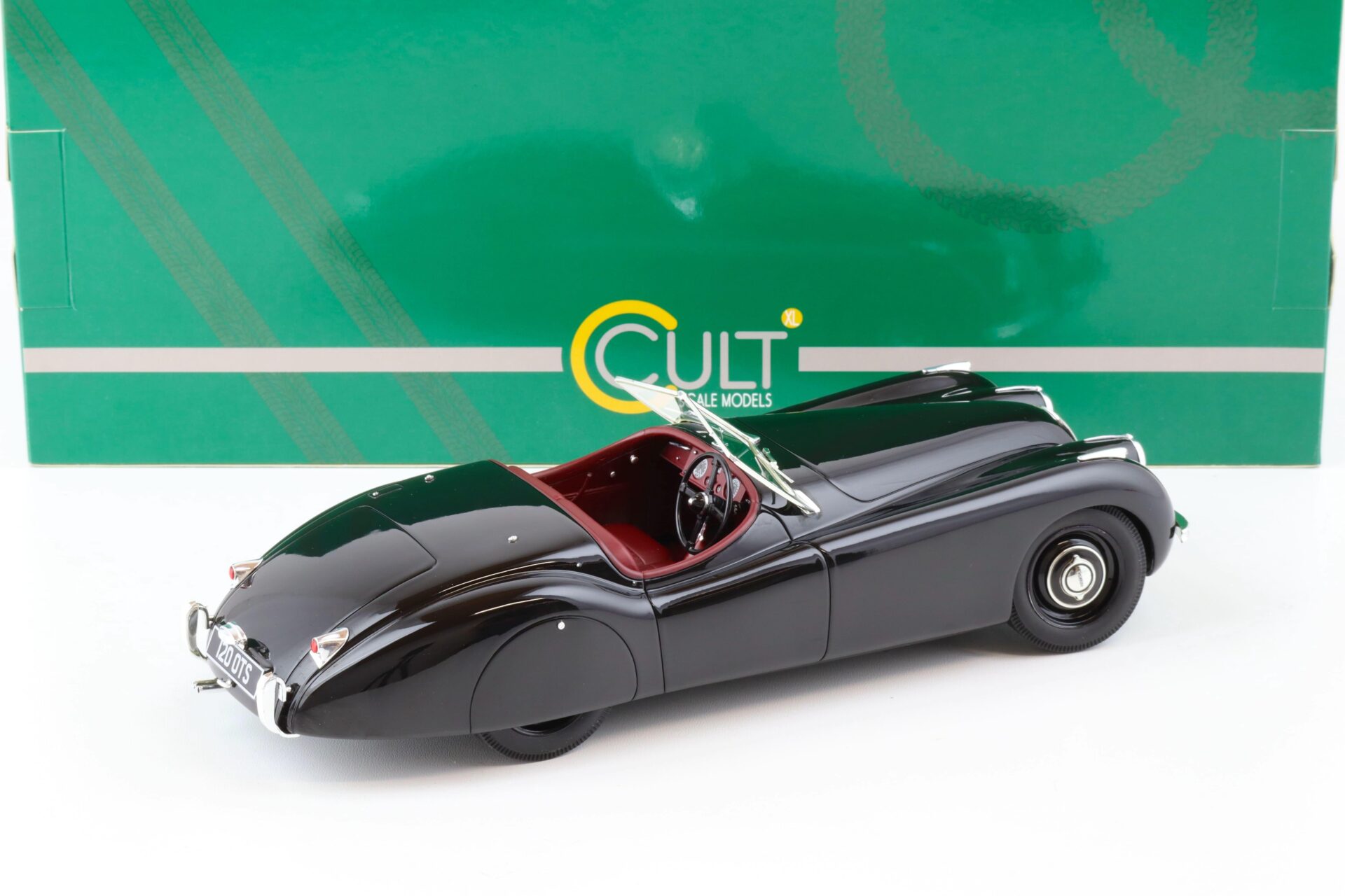 1:18 Cult Scale Jaguar XK120 OTS Roadster black CML008-1