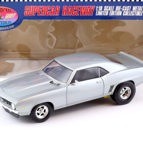 1:18 Highway61 Supercar 1969 Chevrolet Camaro 427 Super/Street Coupe Cortez silver