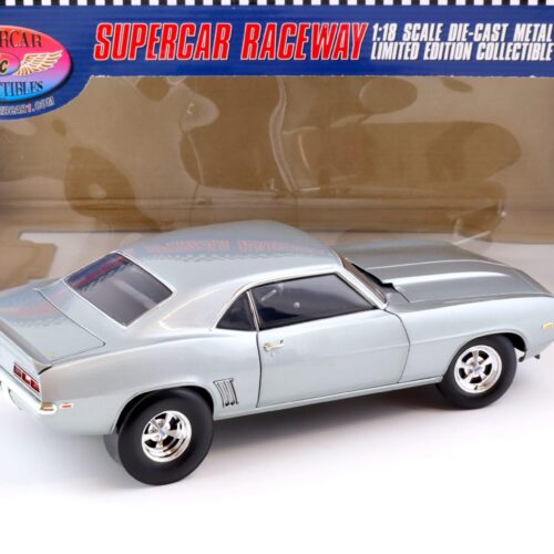 1:18 Highway61 Supercar 1969 Chevrolet Camaro 427 Super/Street Coupe Cortez silver