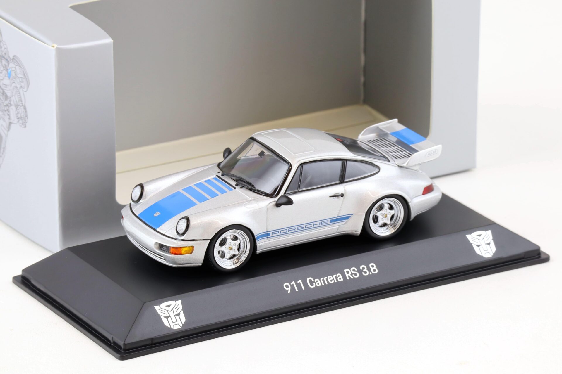 1:43 Spark Porsche 911 964 Carrera RS 3.8 Mirage Transformers silver WAP DEALER