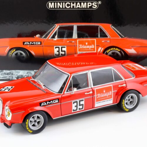 1:18 Minichamps Mercedes 300 SEL 6.8 Hockenheim 1971 H.Kelleners #35 Triumph