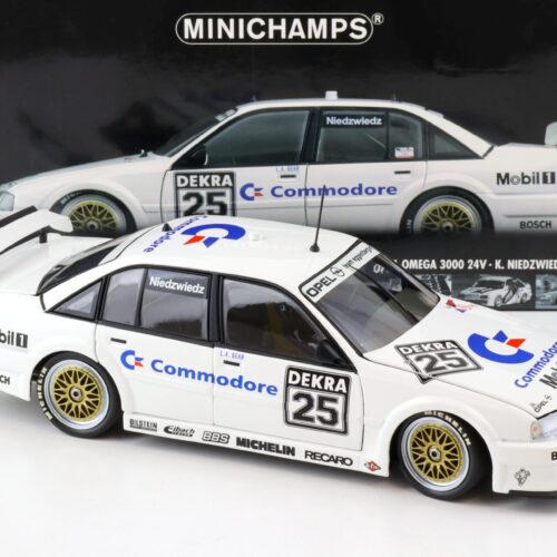 1:18 Minichamps Opel Omega 3000 24V DTM 1991 K. Niedzwiedz #25 Commodore